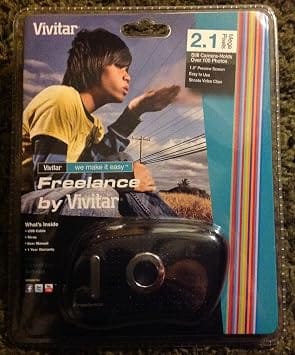 Vivitar Freelance 3 Digital Cameras Red New Body Only