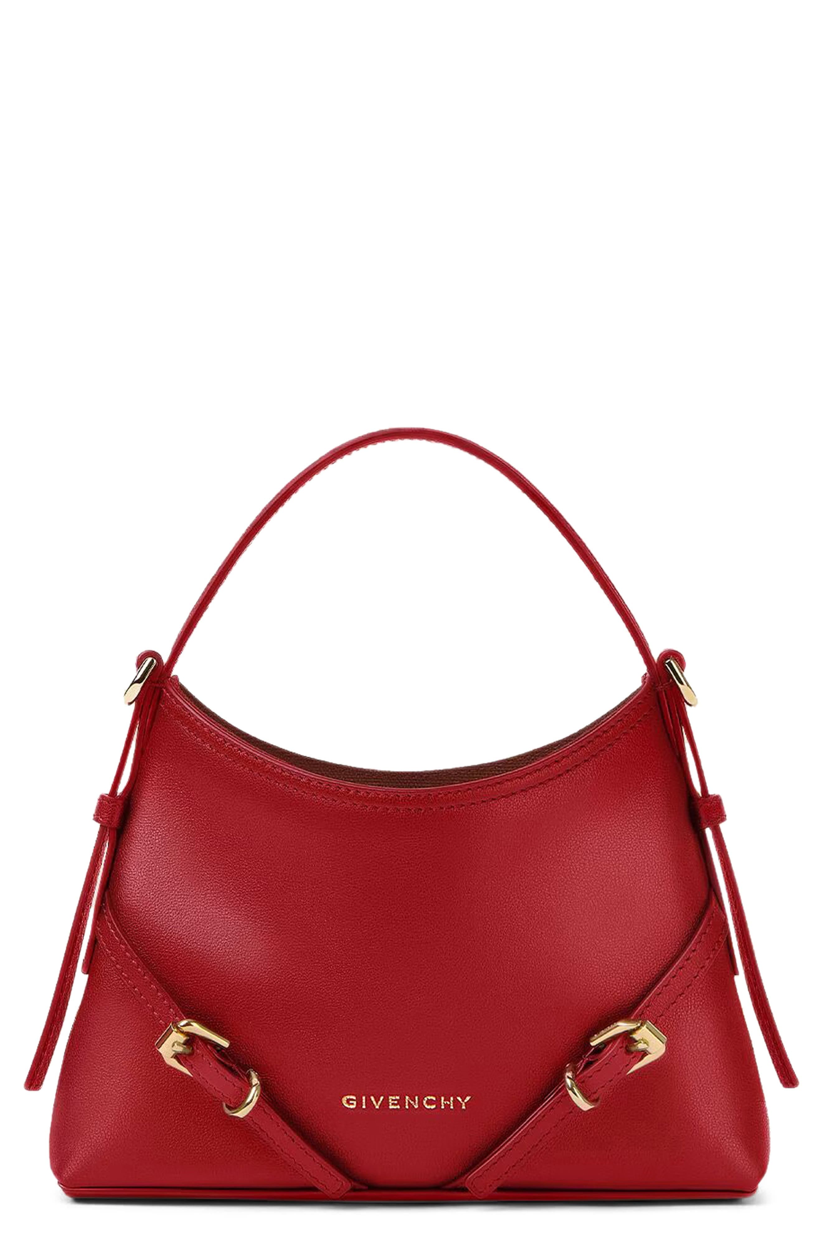 Givenchy Voyou Crossbody Women's bags Nano Deep Red Calfskin New