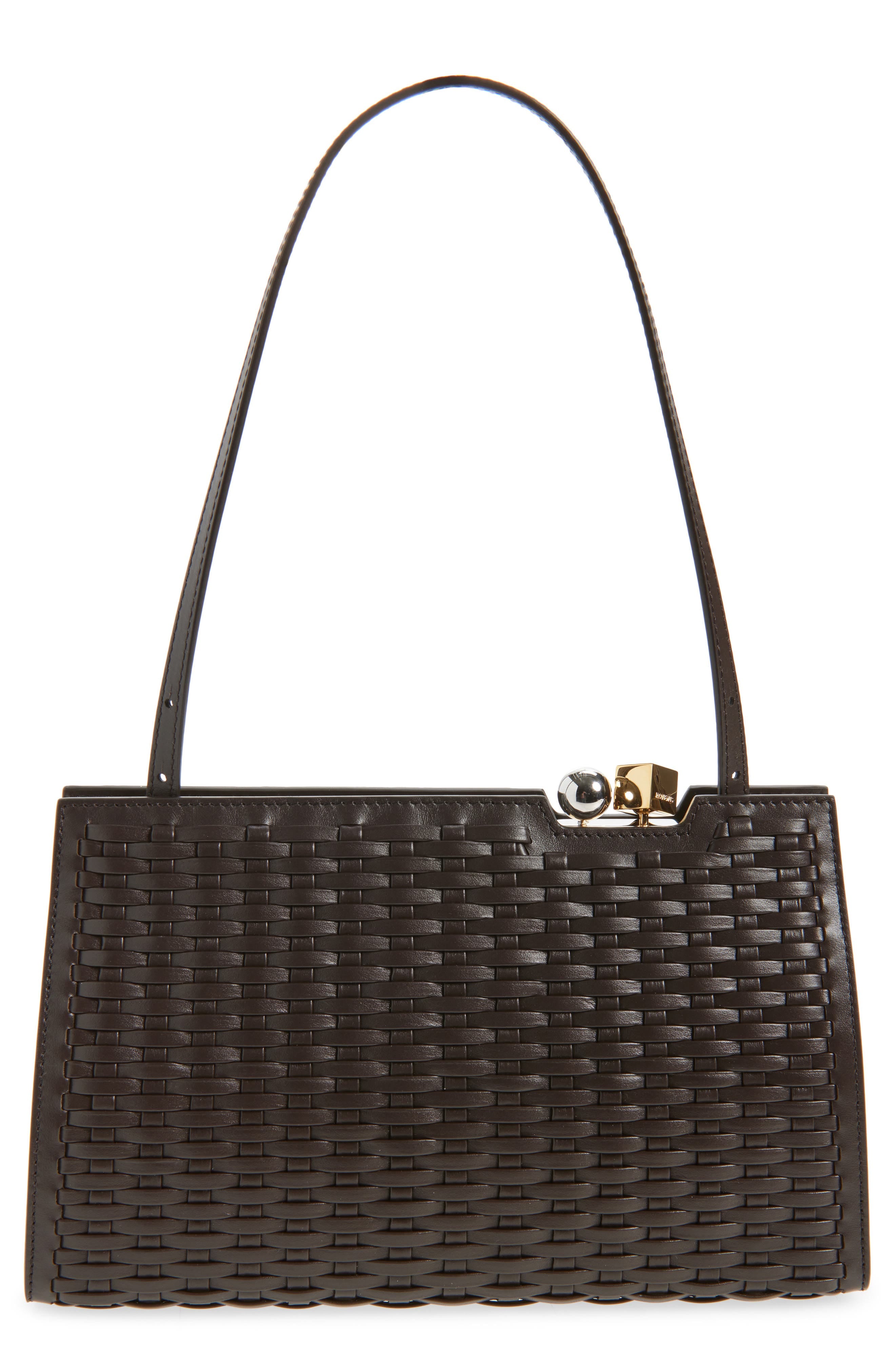 Jacquemus Le Salon Shoulder Bag Women's bags Unspecified Brown Woven Leather New
