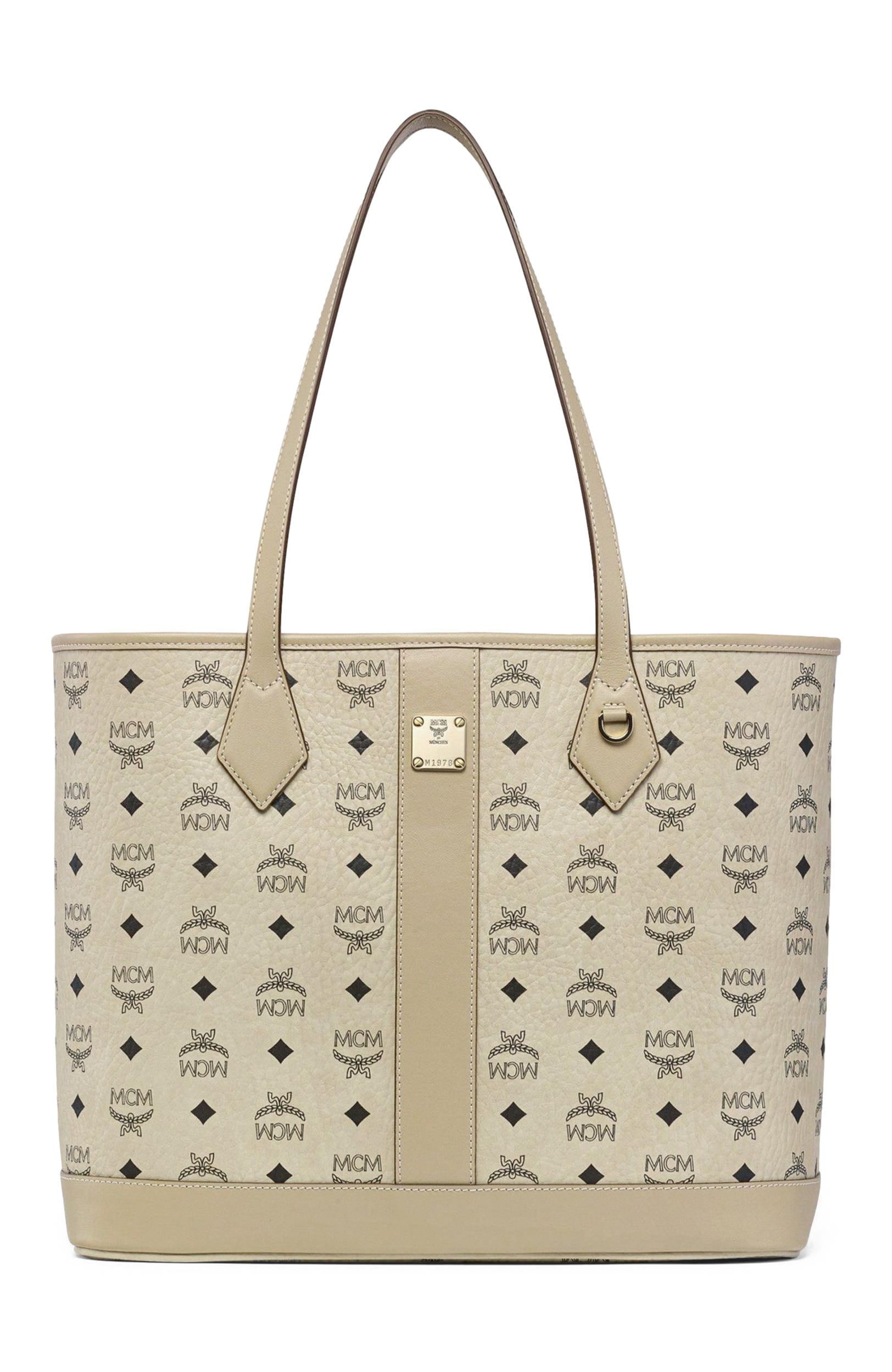 MCM Liz Shopper Women's bags Beige Visetos New Liz Shopper Small New