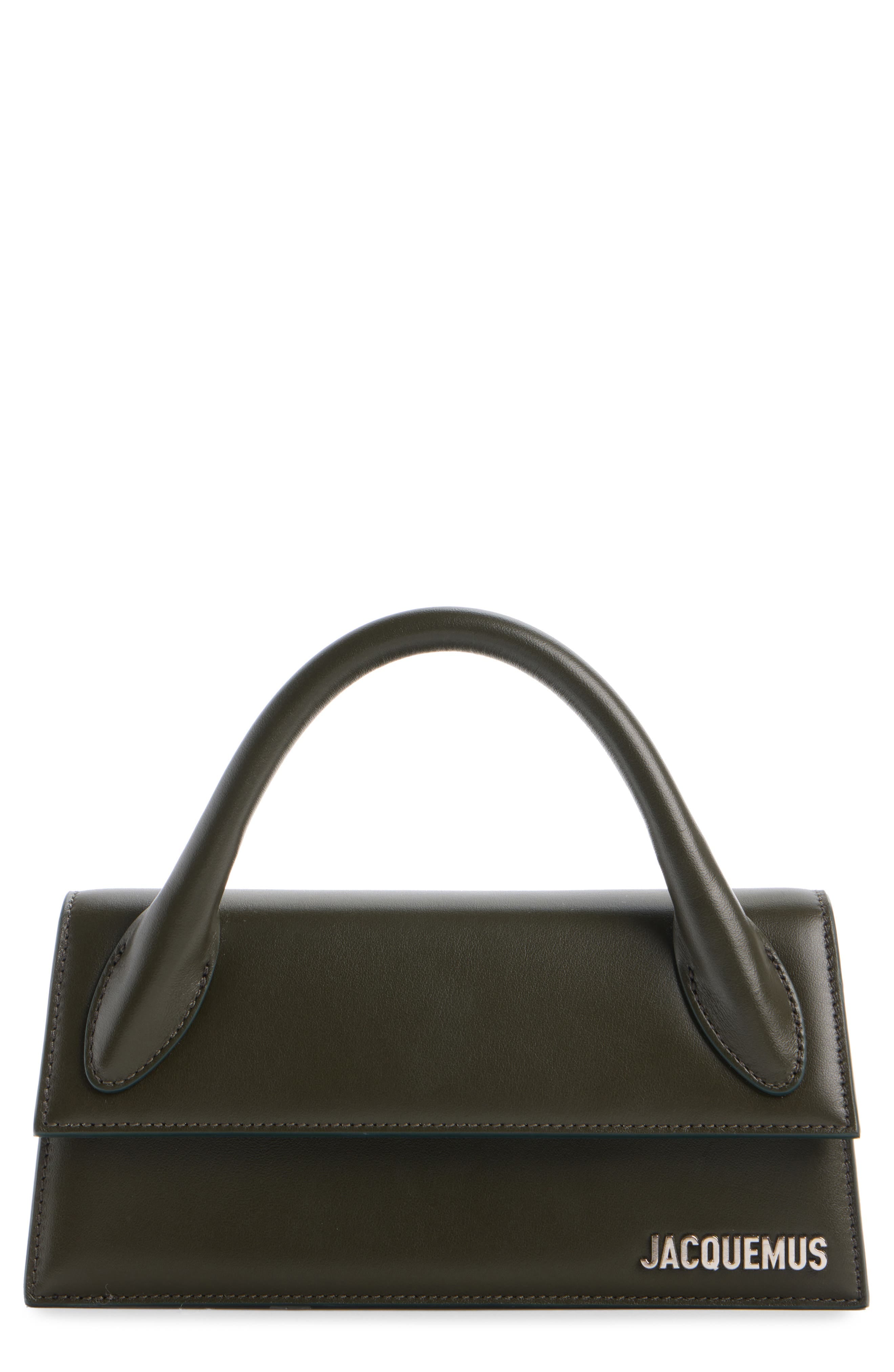 Jacquemus Le Bambino Long Women's bags Black Leather New