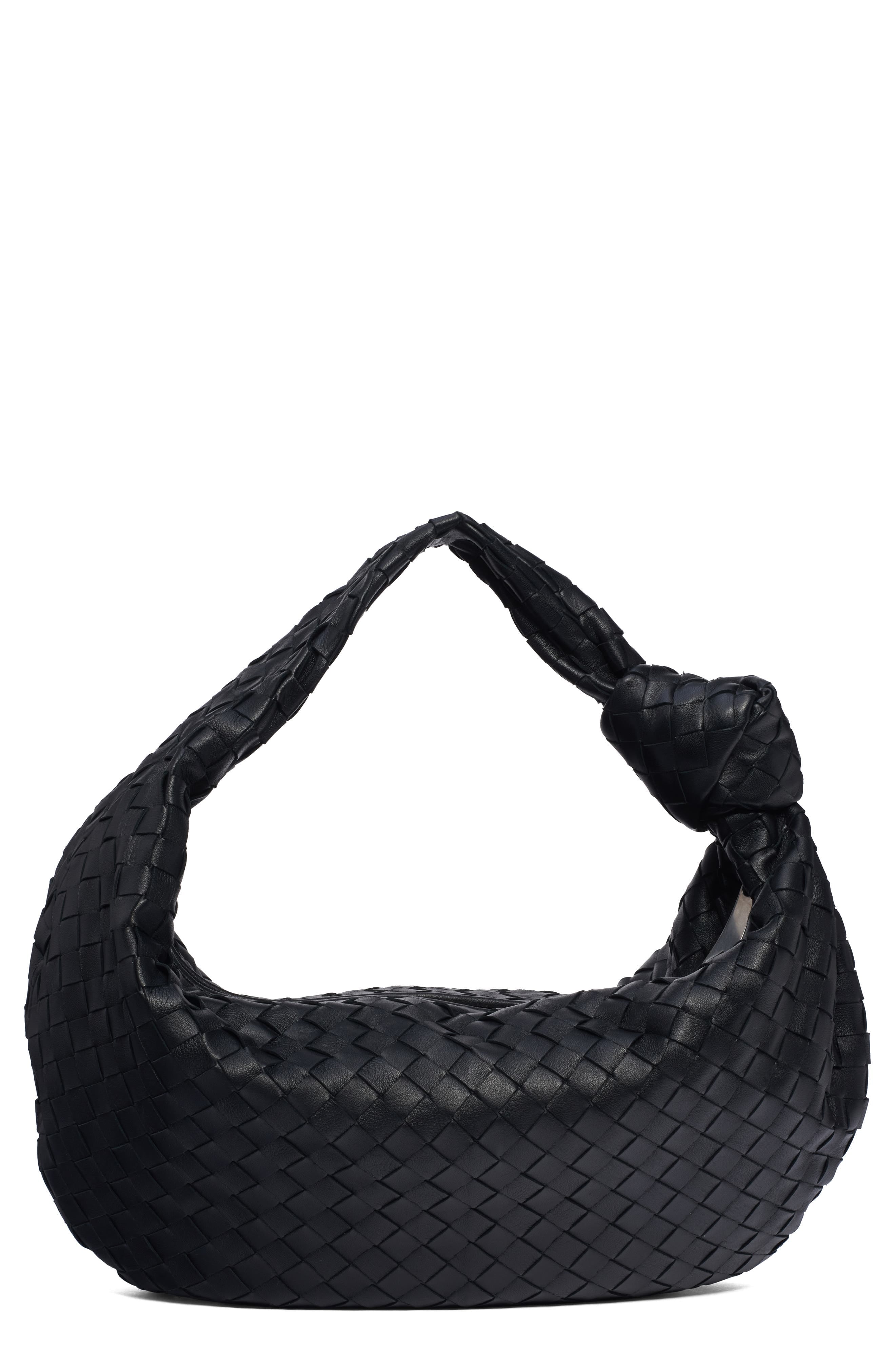 Bottega Veneta Jodie Shoulder Bag Women's bags Unspecified Black Wool Mini New