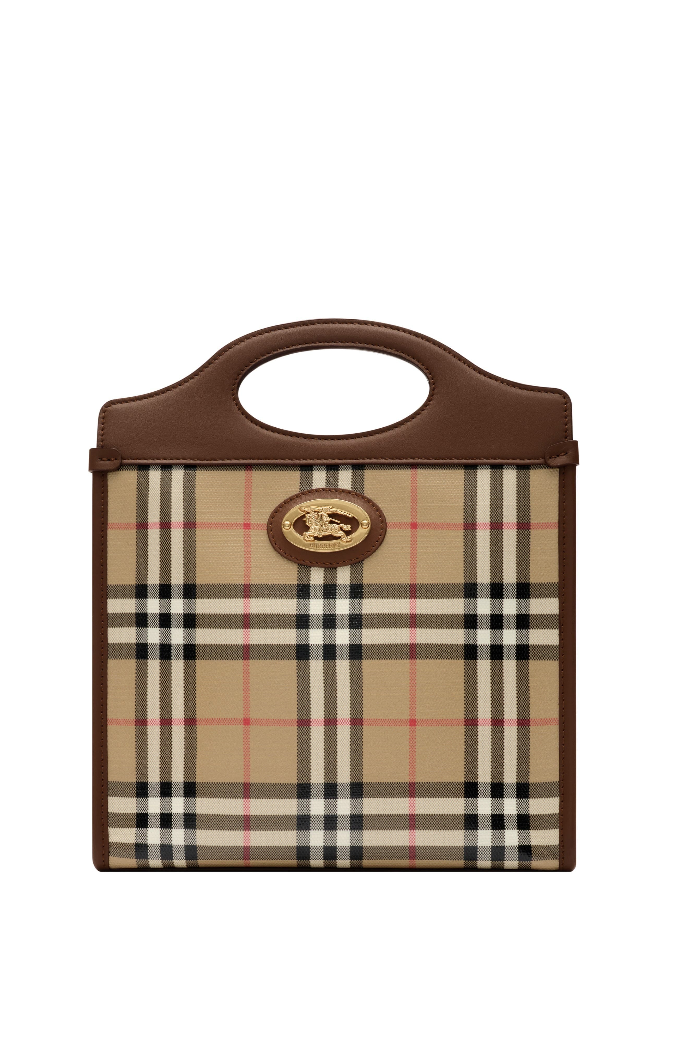 Burberry Pocket bag Top Handle Women's bags Mini Archive Beige Canvas New