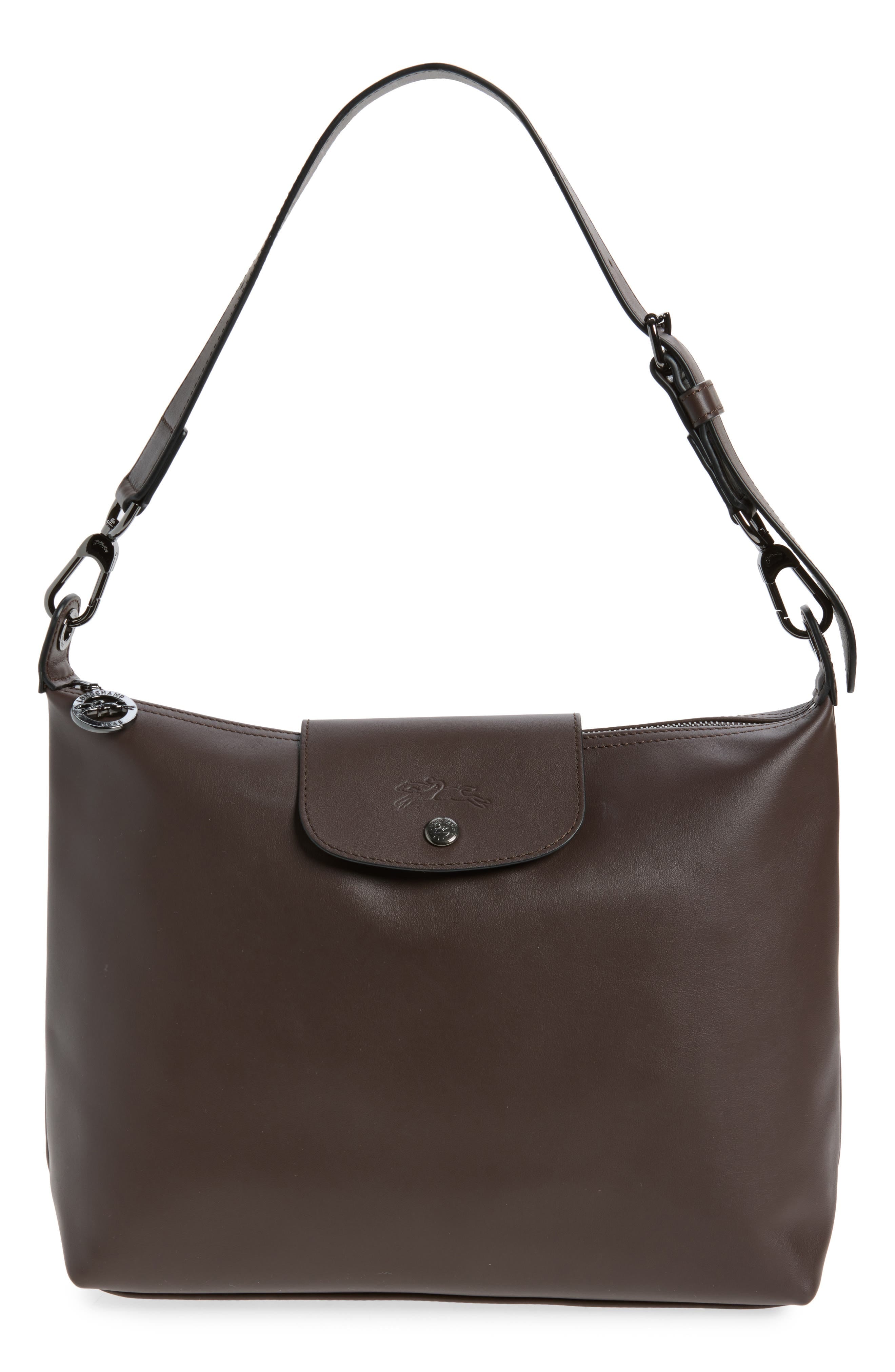 Longchamp Le Pliage Xtra Shoulder Bag Women's bags Small Black Leather New
