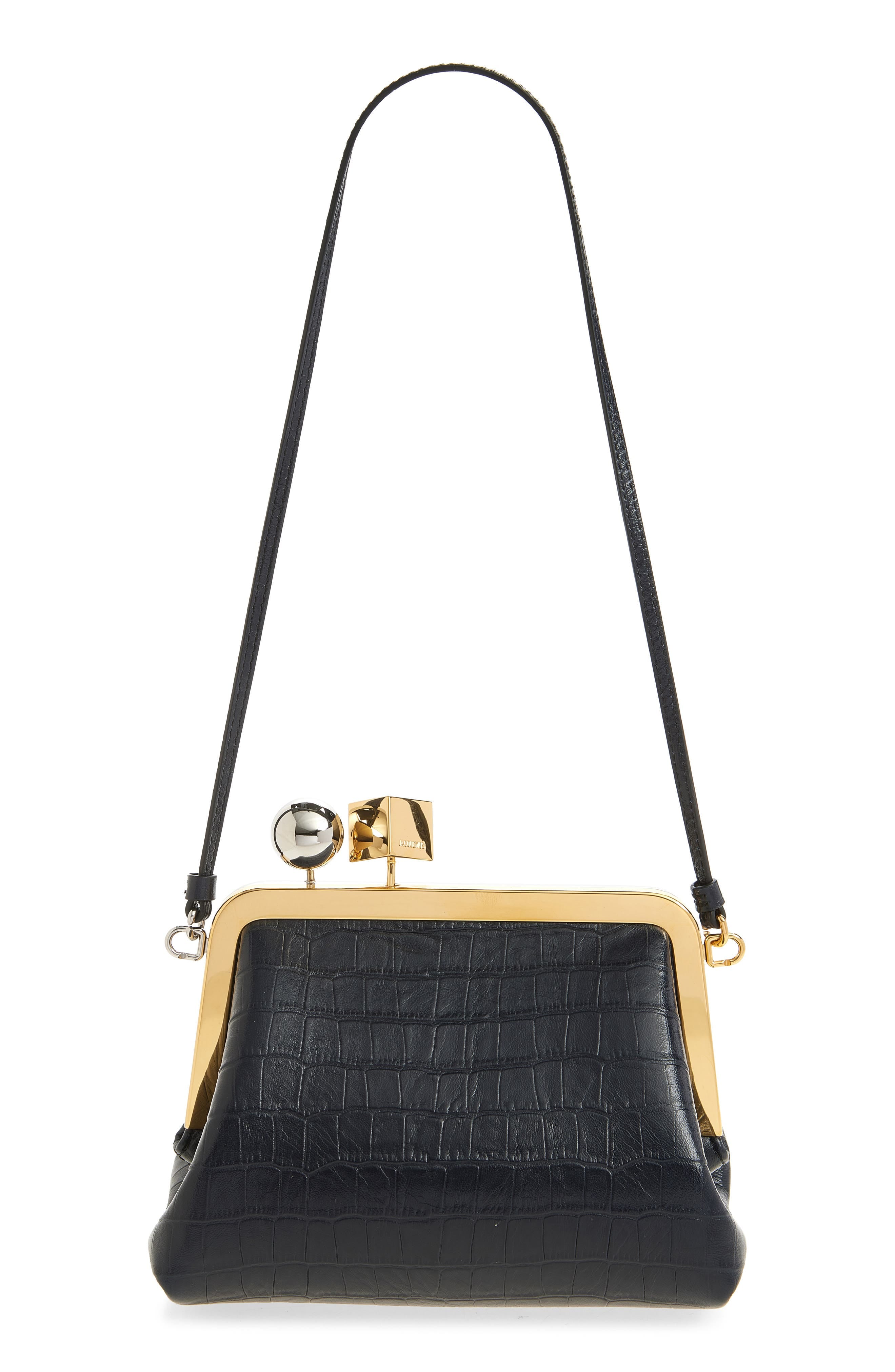 Jacquemus Le Berlingot Shoulder Bag Women's bags Black Leather New
