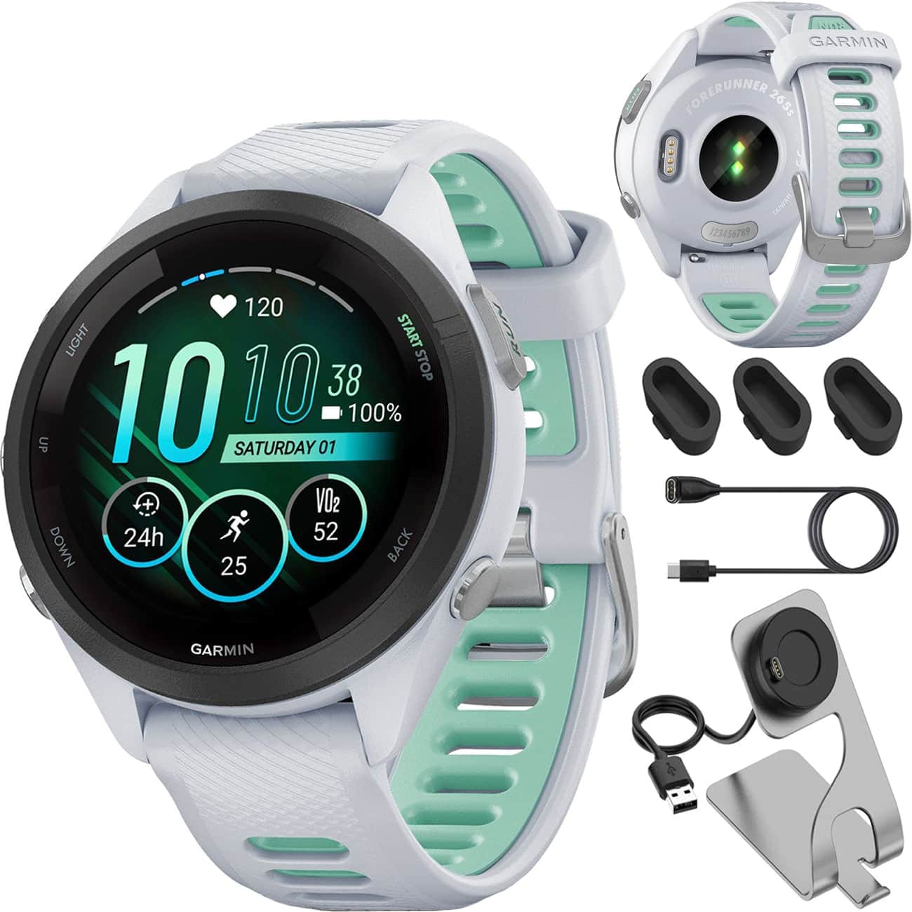 Garmin Forerunner 265S Smartwatches Black 42 New
