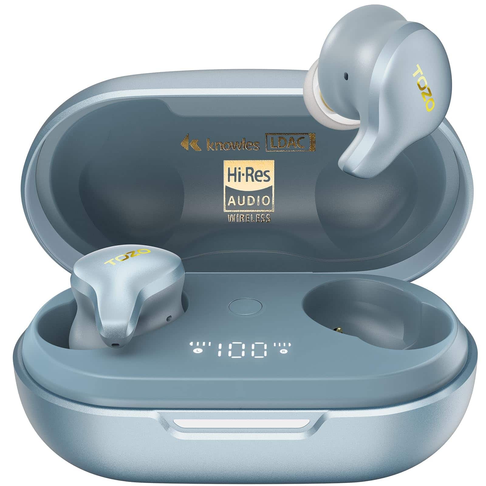 TOZO X1 Headphones & Earbuds Blue New