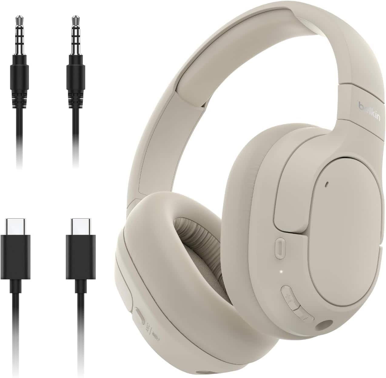 Belkin AUD008fqSA Headphones & Earbuds Sand New