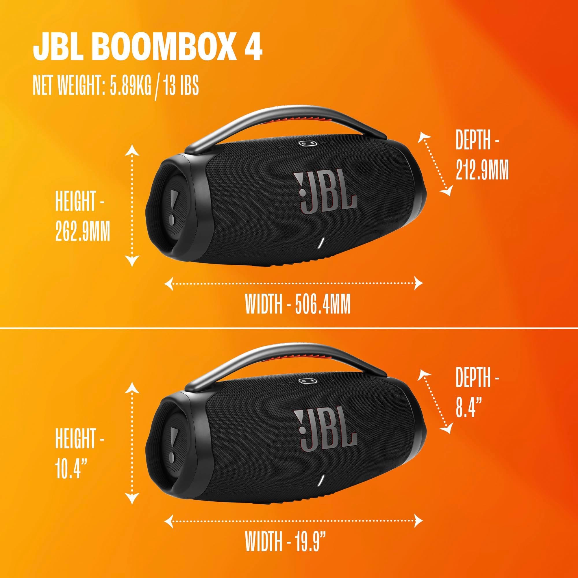 JBL Boombox 4 Portable Bluetooth Speakers Purple New