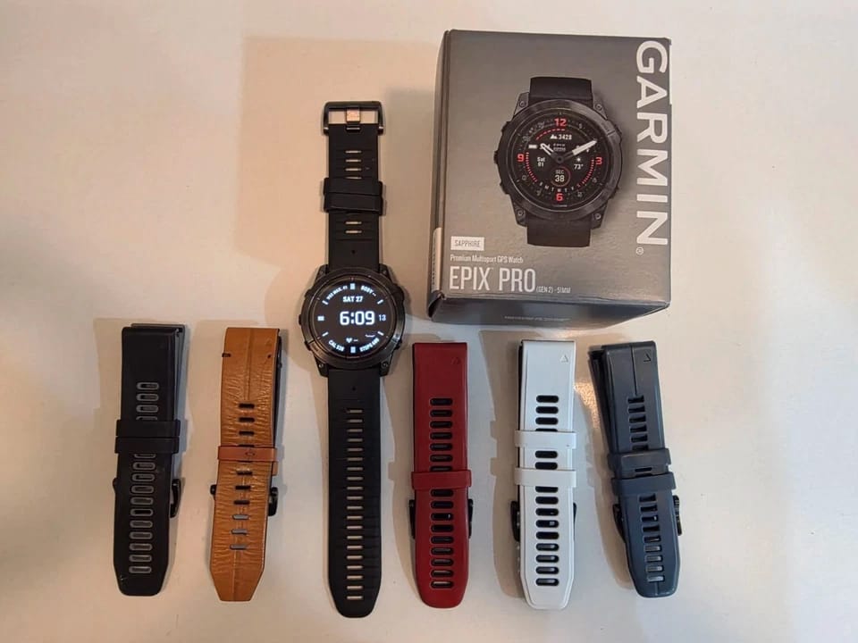 Garmin epix Pro (Gen 2) Smartwatches White 33mm New