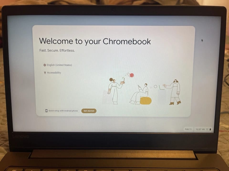 Lenovo IdeaPad Chromebook 3 Computers 32GB 4GB Open-Box Excellent