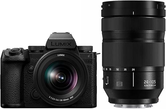 Panasonic LUMIX S5 IIX Digital Cameras Black New Body Only