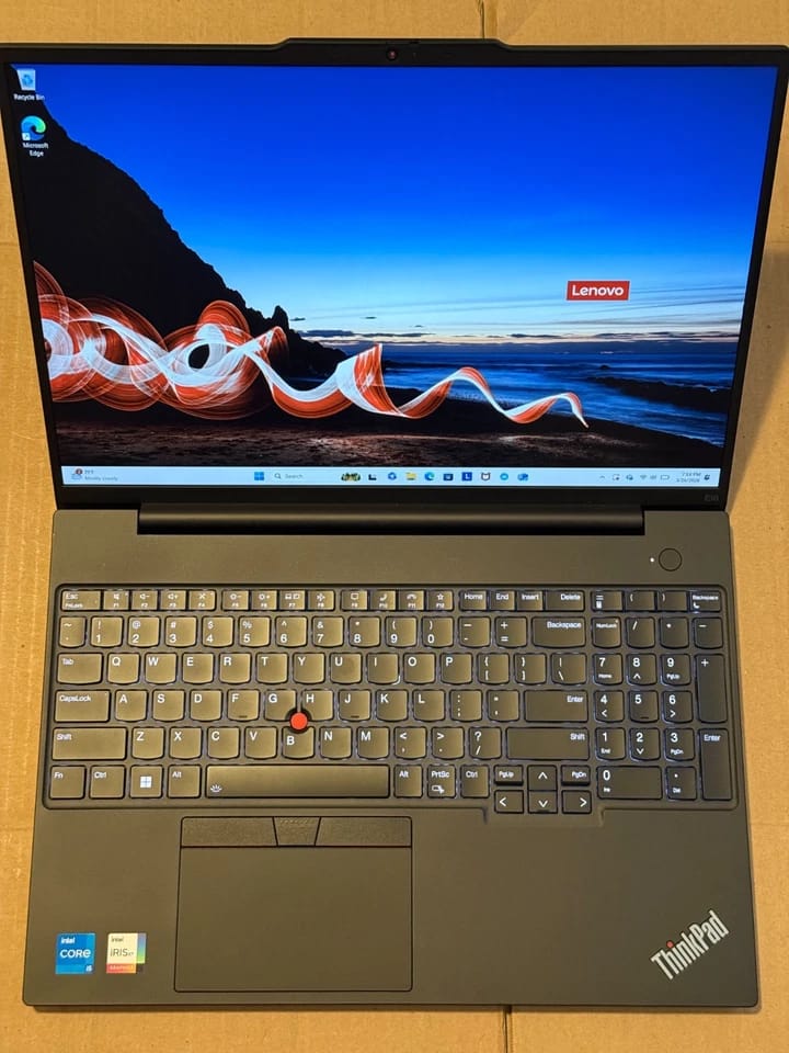 Lenovo 2023LENOVOTHINKPADE16G1 Computers 1TB 40GB Used - Good
