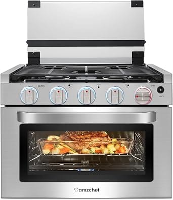 AMZCHEF HCK173-22A1 Gas Ranges New