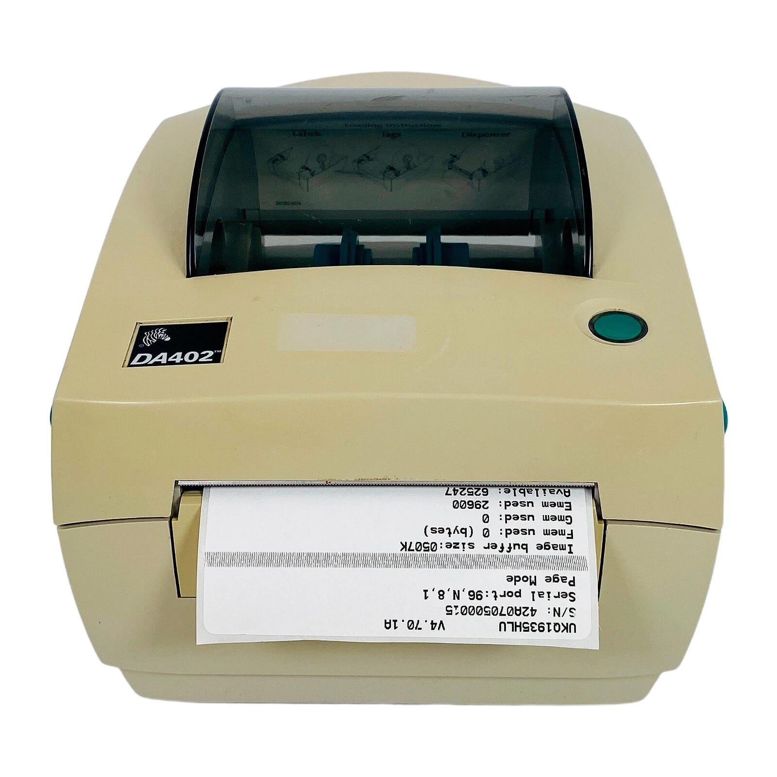 Zebra DA402 Printers Used - Good