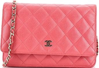 Chanel Wallet on Chain Women's bags Classic Pink Leather Unspecified Gold New