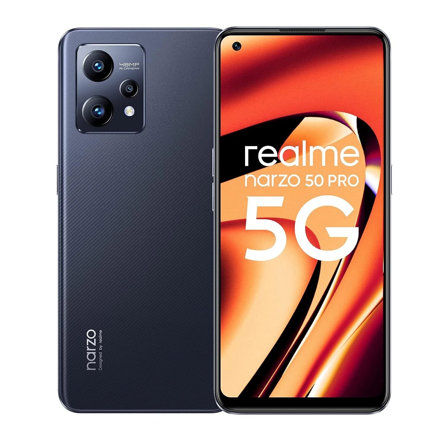 realme Narzo 50 Pro 5G Cell Phones Black 128GB Unlocked New