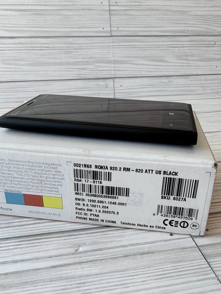 Nokia Lumia 920 Cell Phones Black 32GB Unlocked New