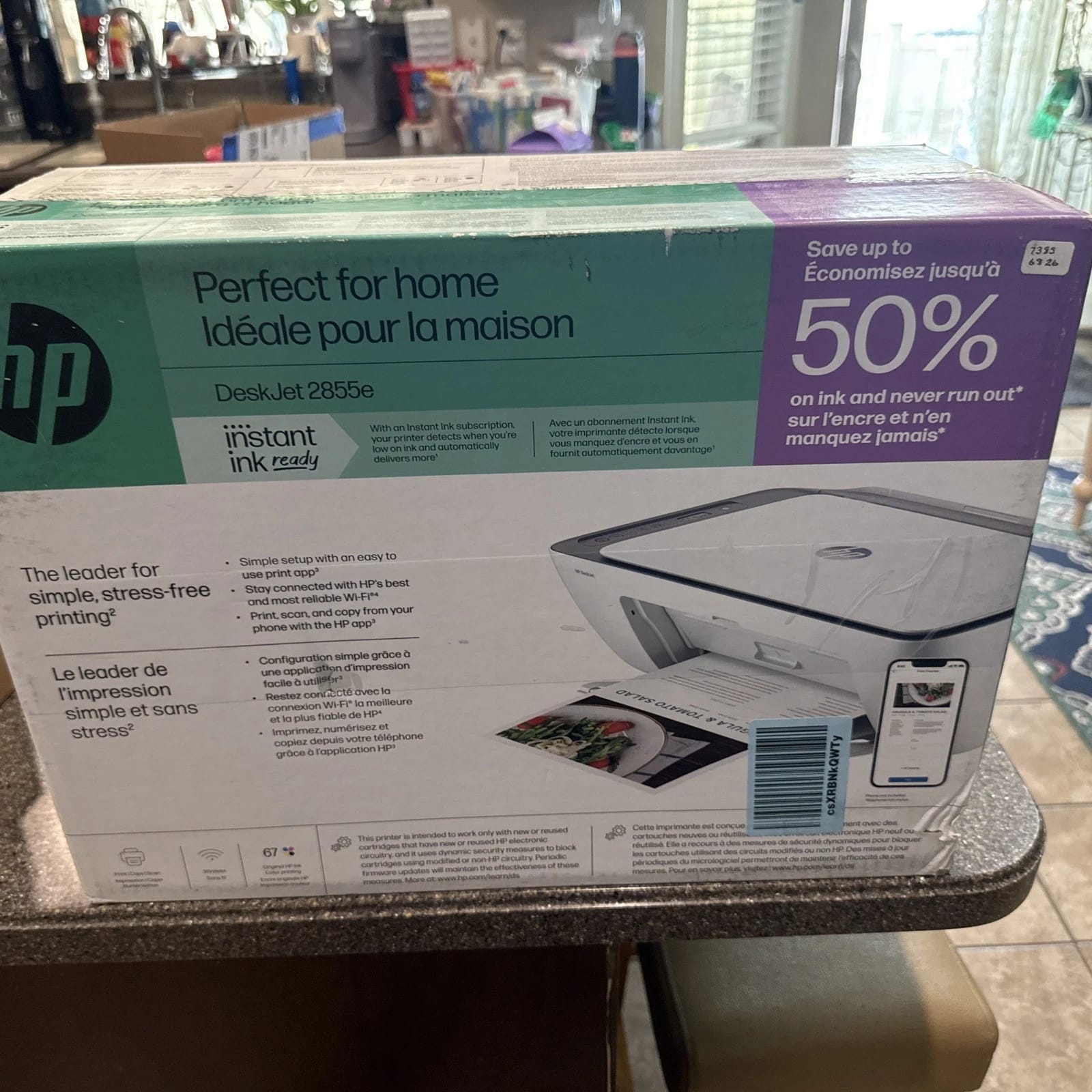 HP DeskJet All-in-One Printer 2855e Printers Open-Box Excellent