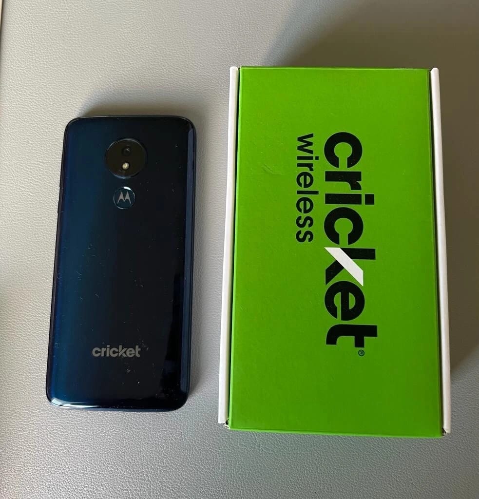 Motorola Moto G7 SUPRA Cell Phones Blue 32GB Cricket New