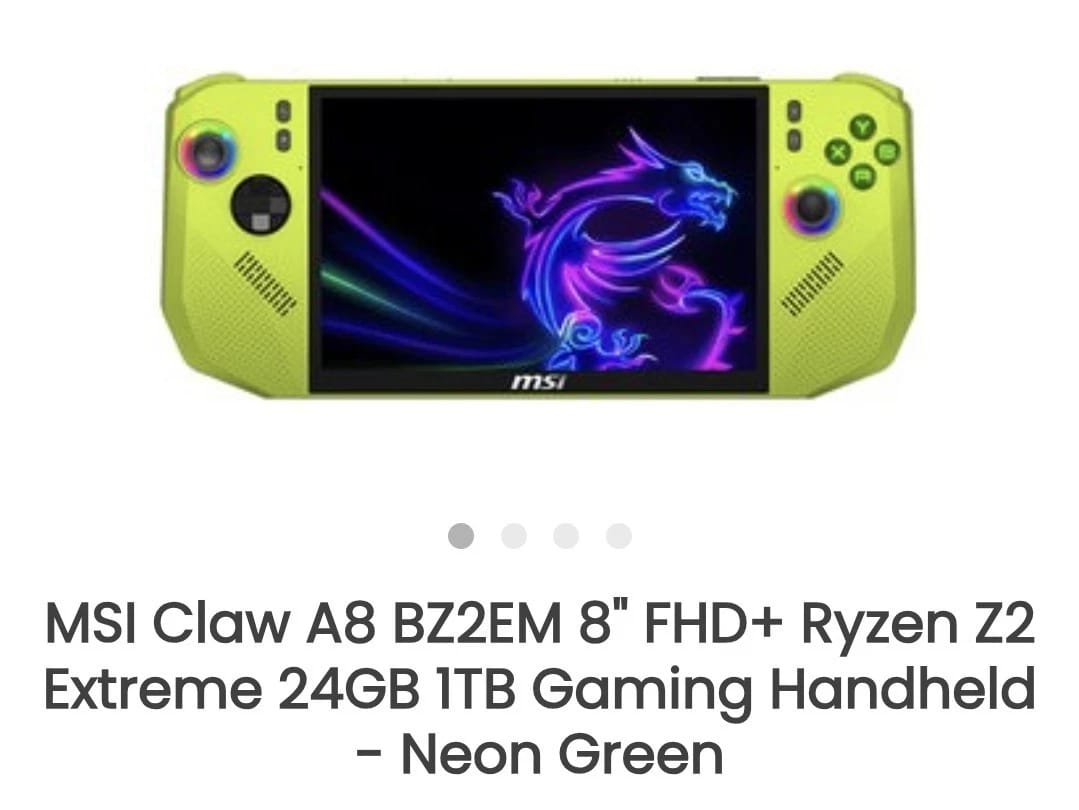 MSI Claw A8 Video Game Consoles Open-Box Excellent