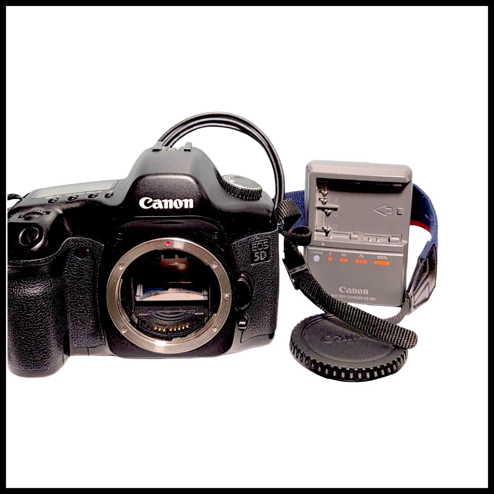 Canon EOS 5D Digital Cameras Black Body Only Refurbished - Excellent