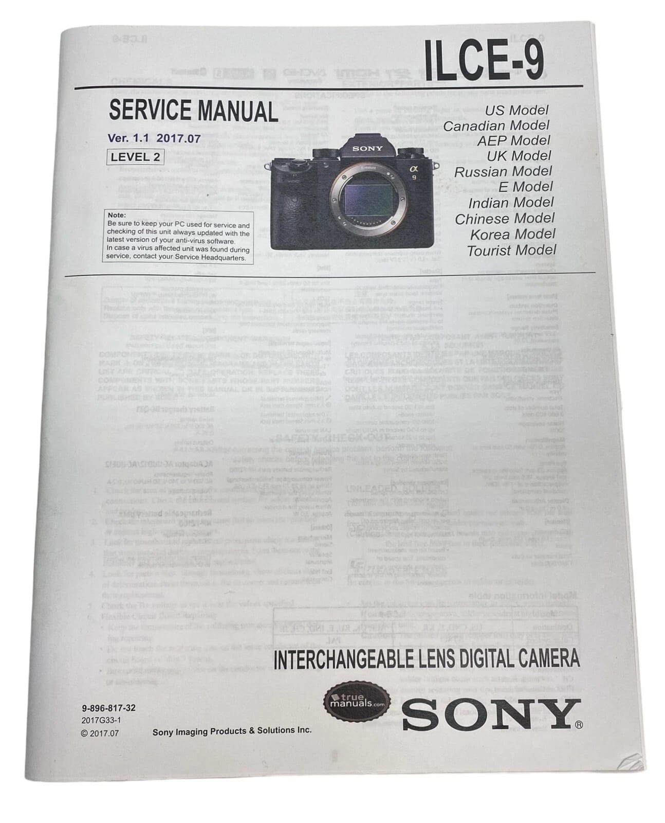 Sony Alpha 9 Digital Cameras Body Only Used - Good